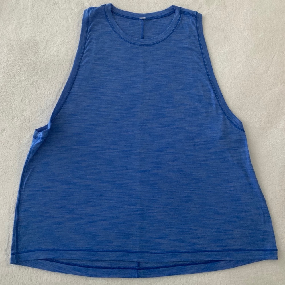 Lululemon Muscle Tank size 4 Heather Blue